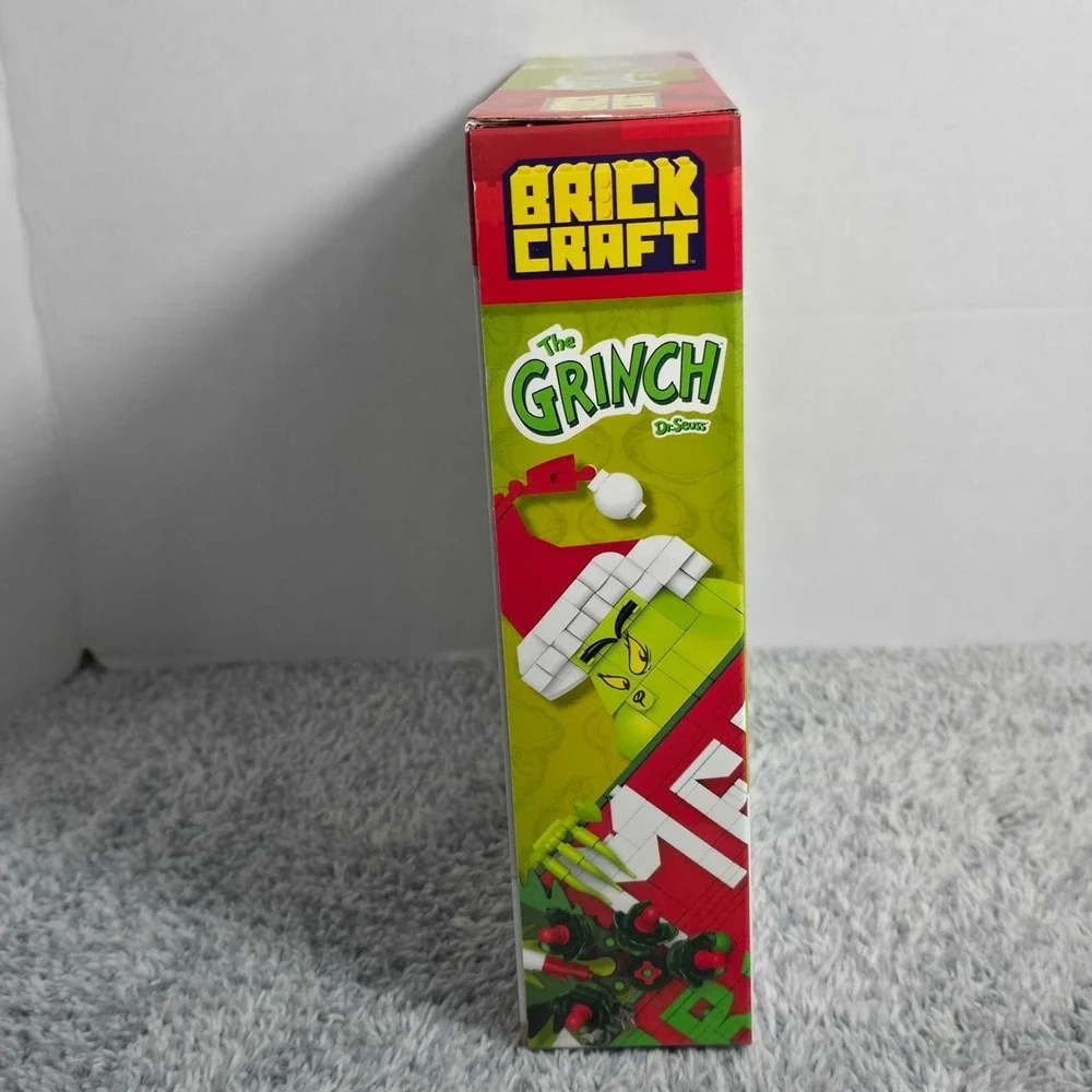 Brickcraft The Grinch Merry Grinchmas Sign Brick Building Kit 568 Pieces Xmas